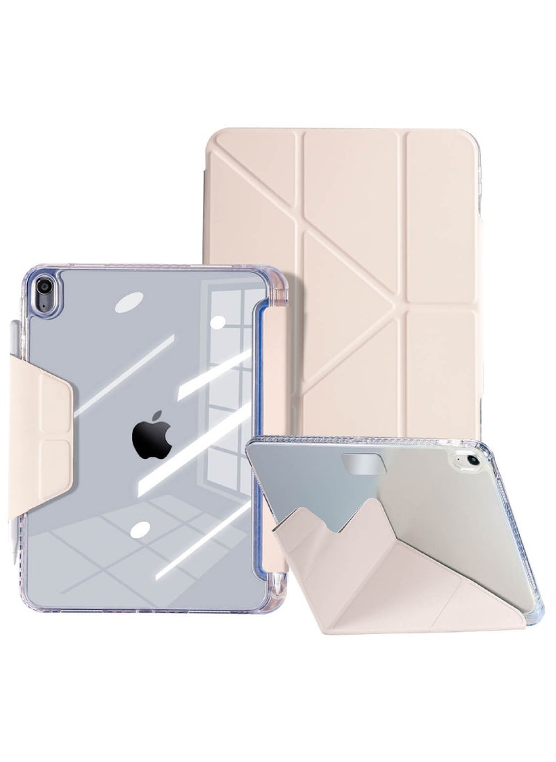 Rock Pow - Case for iPad (A16) 11th 11 inch 2025 Gen iPad 11 Case/Case For iPad 10th Gen Case 2022 iPad 10 Case Slim Stand Soft Clear Transparent Shell Back with Discreet Retractable Pencil Holder Smart Cover for 11" iPad 11th 2025/10.9"iPad 10th Gen 2022 - Image 1