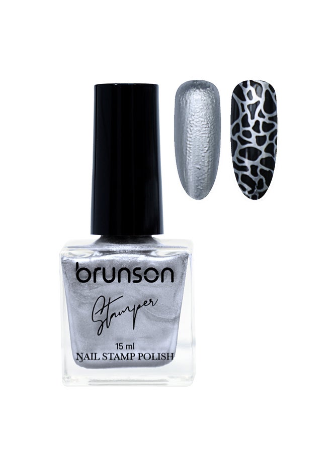 brunson Nail polish for stamping nail art Stamping Gel Polish UV Gel For Nail Stamping Plate Nail Art Stamping Polish Fingernail Manicure Print
 BNSTP004