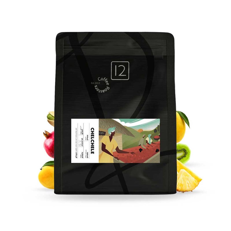 12 Cups Ethiopia Chelchele v60 coffee 1kg Specialty Whole Bean Coffee - Image 2