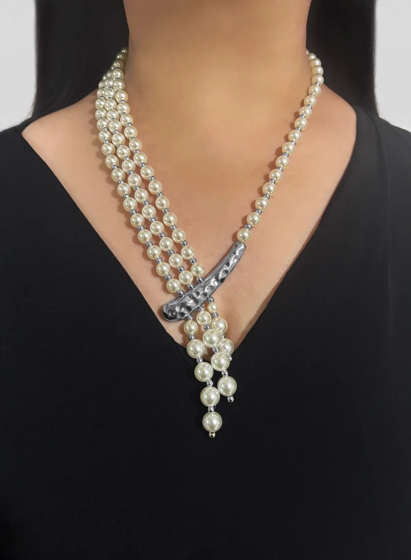 Hzmer Jewellery The Harsha Pearl Statement Necklace