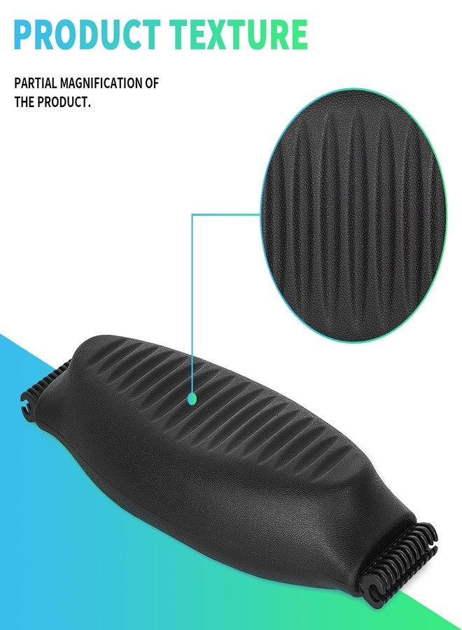 ECOTRIC Lumbar Support Pad Compatible with Herman Miller Classic Aeron Chair Size B, Home Office Seating Support Pad - Graphite/Black - Image 4