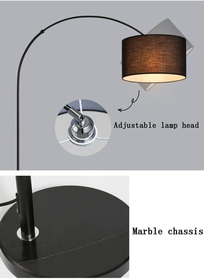 DAX STAR RGB Floor Lamp with 16 Million DIY Colors Marble Base App Supported Magnetic Remote Button Control Timed Off Suitable for Living Room, Bedroom, Office Black 185x100 cm - Image 5