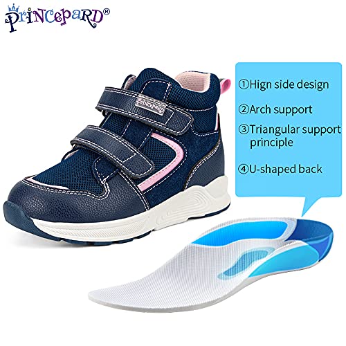 princepard Orthopedic Shoes for Toddlers and Kids, High-top Corrective Sneakers for Boys and Girls with Arch and Ankle Support, Non-Slip Soles - Image 3