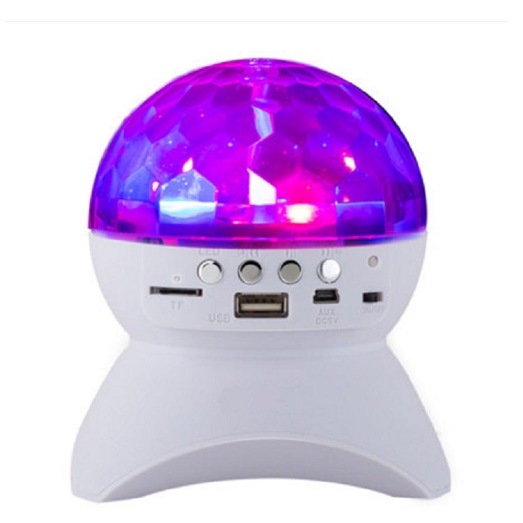 Mini Led Bluetooth Speaker Wireless Bluetooth Square Dance Stereo Colorful Lights Rotating Stage Lights Private Model Cross Mirror - Image 3