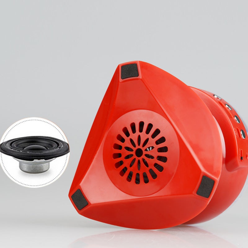 Mini Led Bluetooth Speaker Wireless Bluetooth Square Dance Stereo Colorful Lights Rotating Stage Lights Private Model Cross Mirror - Image 4