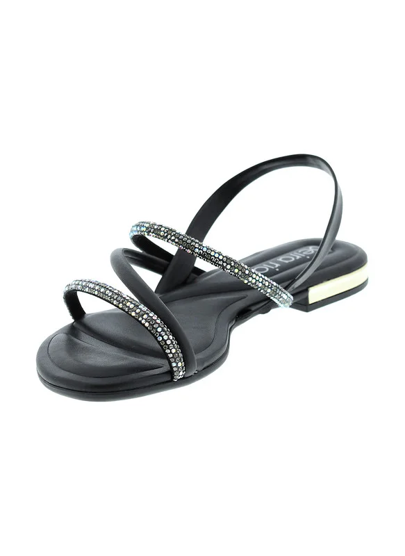 Beira Rio  Beira Rio Ladies Low Heel Sandals Black | Made In Brazil for Women | Best Price UAE