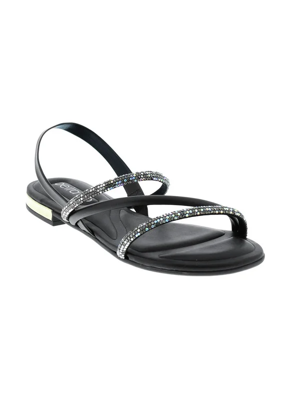 Beira Rio Ladies Low Heel Sandals Black | Made In Brazil