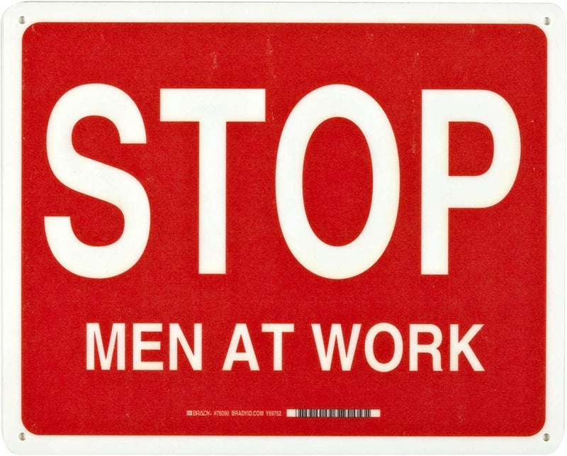 Brady Stop Men At Work Traffic Sign - Image 2