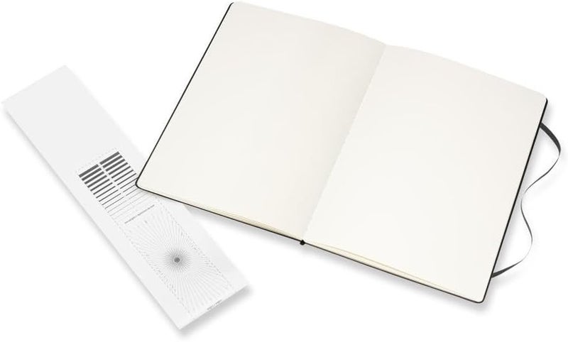 موليسكين دفتر ألوان مائية فني، غلاف مقوى، A4 (8.25 بوصة × 11.75 بوصة)، سادة/فارغة، أسود، 60 صفحة - Image 1