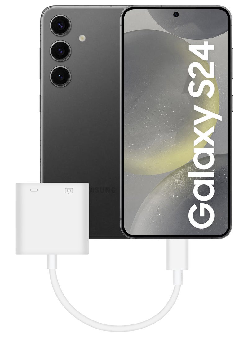 (For Samsung Galaxy S24) USB-C Camera Adapter Plug and Play 3.0 OTG Adapter with Charging Port Support Card Reader, USB Flash Drive, Keyboard and Mouse  - Image 1