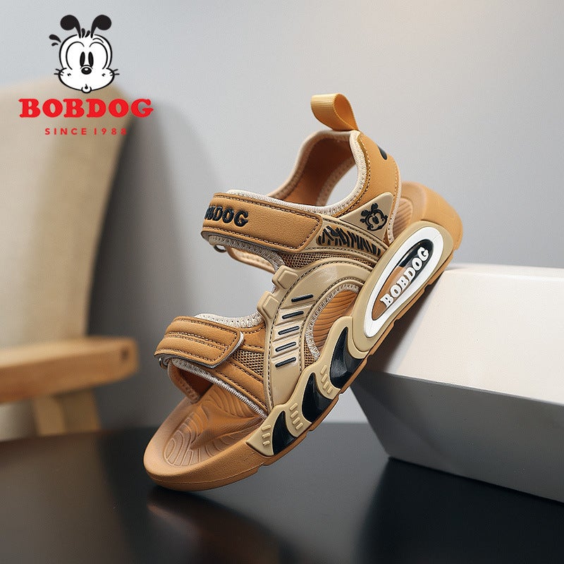 Babu Bean Children'S Sandals Boys Sports Open Toe Beach Shoes Big Children Soft Bottom Sandals - Image 2