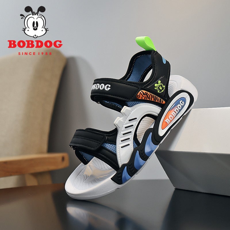 Babu Bean Children'S Sandals Boys Sports Open Toe Beach Shoes Big Children Soft Bottom Sandals - Image 4