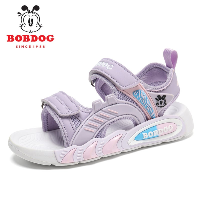 Babu Bean Children'S Sandals Boys Sports Open Toe Beach Shoes Big Children Soft Bottom Sandals - Image 1