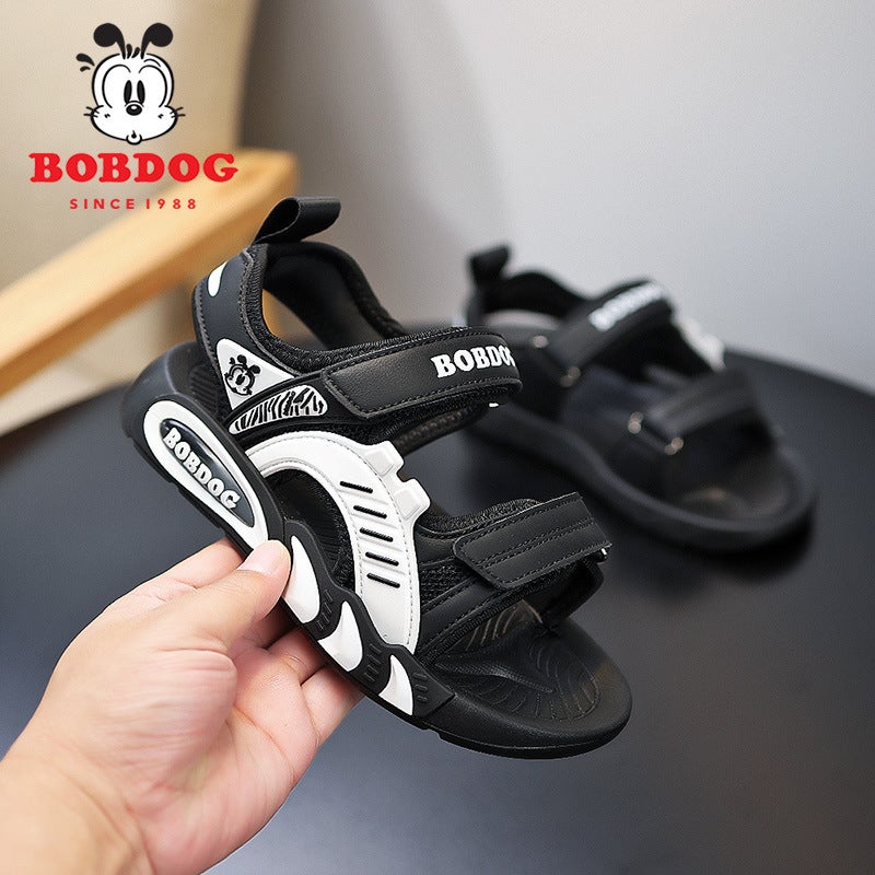 Babu Bean Children'S Sandals Boys Sports Open Toe Beach Shoes Big Children Soft Bottom Sandals - Image 5
