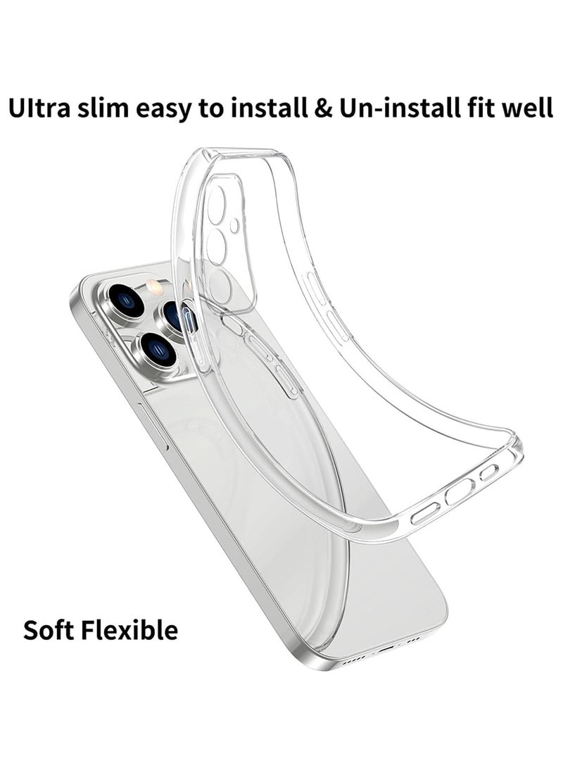 Samsung Galaxy S25 Clear Case Soft Flexible TPU Shockproof Transparent Back Cover Compatible for Samsung Galaxy S25 - Image 2