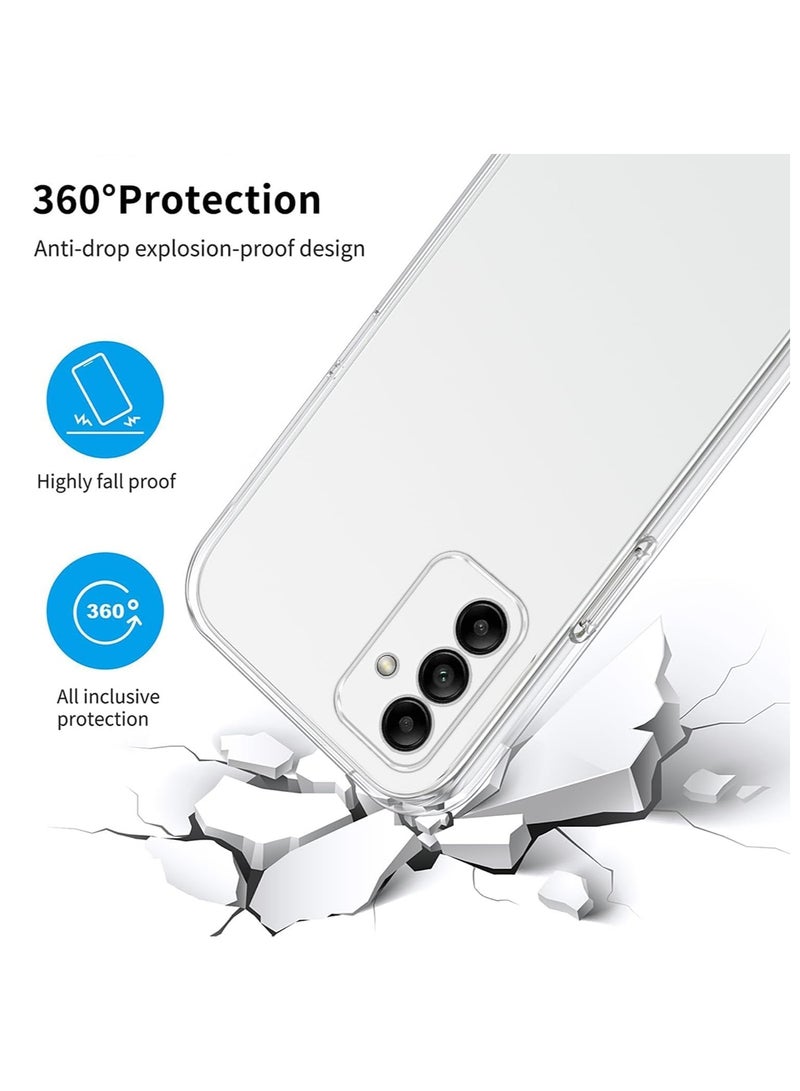 Samsung Galaxy S25 Clear Case Soft Flexible TPU Shockproof Transparent Back Cover Compatible for Samsung Galaxy S25 - Image 4