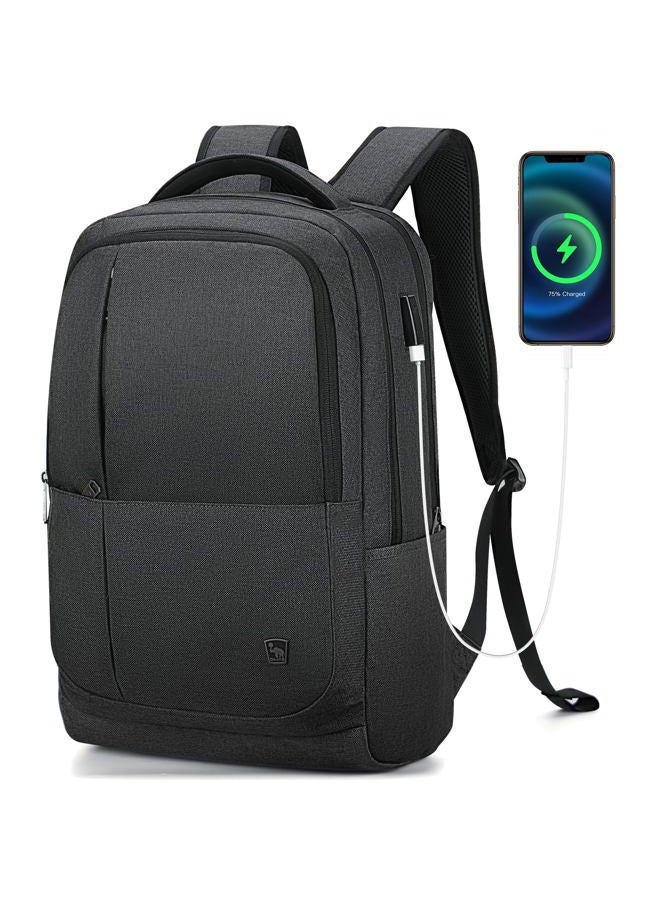 OIWAS Laptop Backpack 17 Inch for Men Business Bagpack Women Travel Daypack Large College School Bookbag Teens(Black) - Image 1