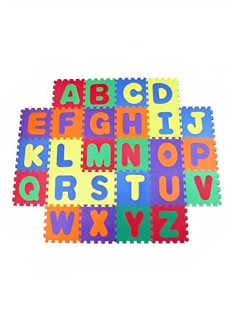 Rally 26-Piece Kids Foam Interlocking Letters Educational Mat Mat  - Image 3