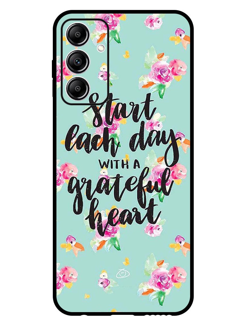 Theodor Protective Case Anti Scratch Shock Proof Bumper Cover For Samsung Galaxy A35 Grateful Heart - Image 1
