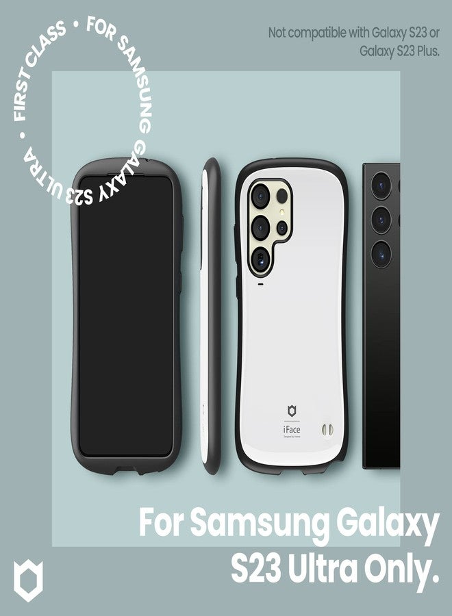 أي فيس جراب iFace لهاتف سامسونج جالاكسي S23 ألترا [الدرجة الأولى] - جراب أنيق مقاوم للصدمات مزدوج الطبقات [غطاء صلب مع حافة واقية] جراب حماية متين للهاتف [تم اختباره ضد السقوط] - أبيض - Image 2