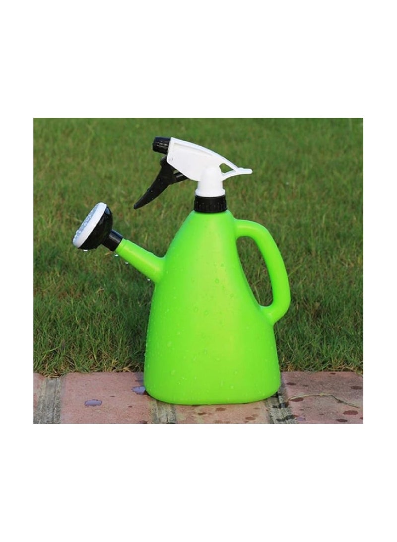 Generic Dual-use Watering and Spraying Pot, 1L Garden Sprayer Bottle (Green) 