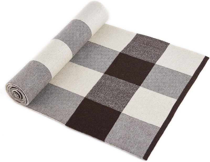 IONA Men's Winter Cashmere Feel Australian Wool Soft Warm Knitted Scarf - Image 4