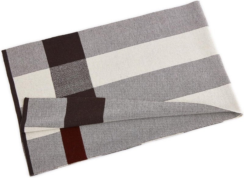 IONA Men's Winter Cashmere Feel Australian Wool Soft Warm Knitted Scarf - Image 3