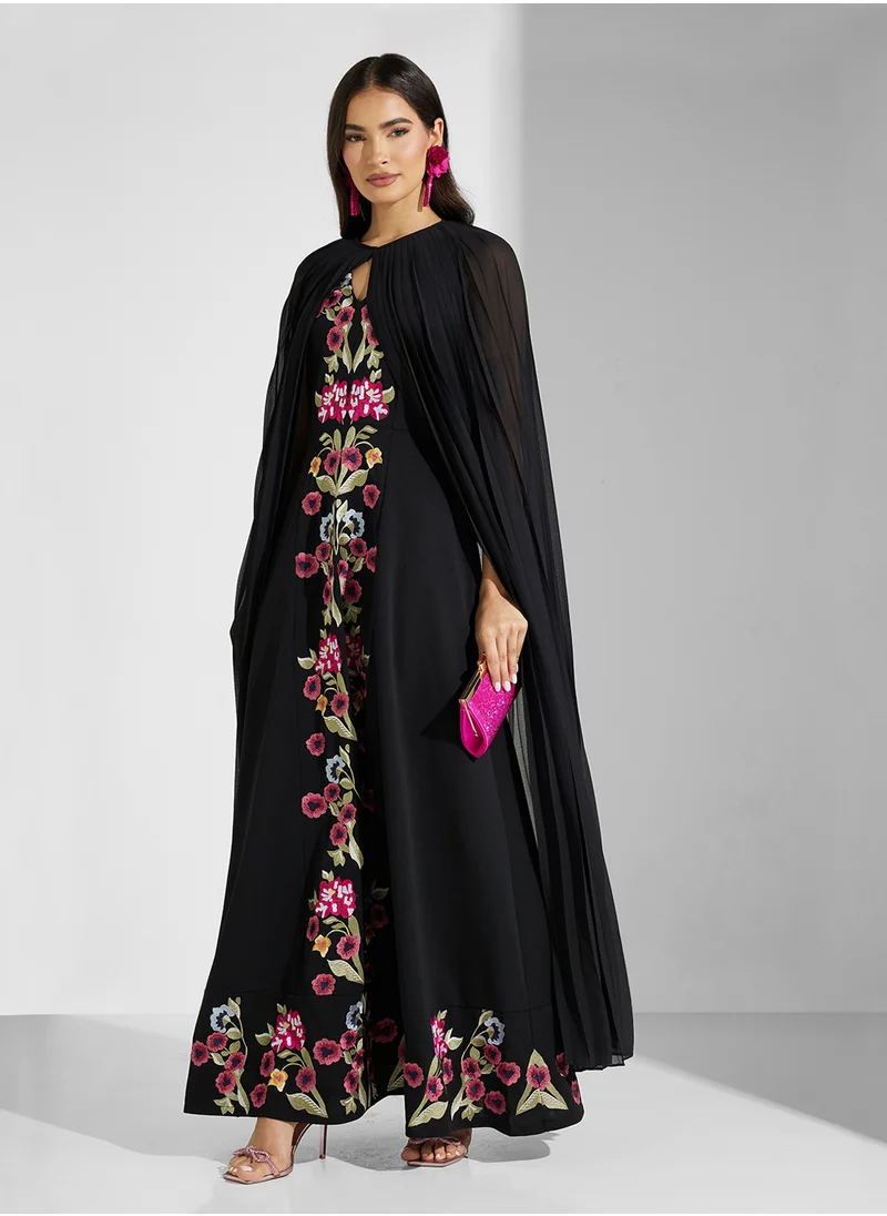 فروك اند فرل Drape Sleeve Maxi Dress