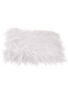 Generic Baby Newborn Fur Photography Photo Props Blanket rug Background Backdrops - White  - Image 1