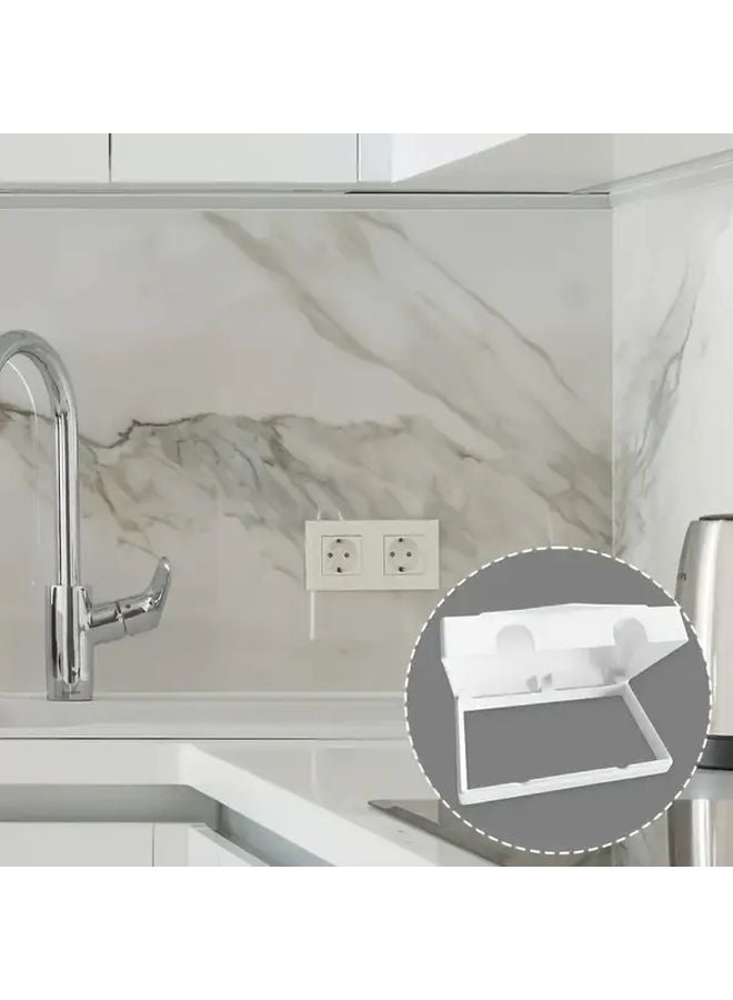 1 قطعة صندوق مزدوج مقاوم للعوامل الجوية بفتحتين لتغطية مآخذ الطاقة الخارجية - Image 5