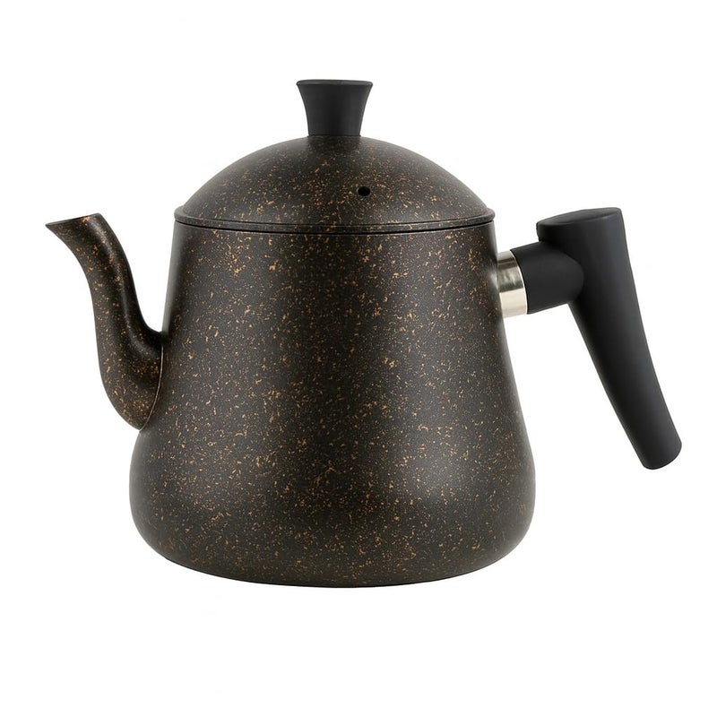 Granite Tea and Coffee Pot Perfect Capacity Premium Turkish Design Comfortable Heat Resistant Handle Stable Base Durable Easy to Clean Multicolor - Image 1