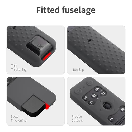 AKSHFETH Silicone Cover for LG MR25GA Remote 2025 LG OLED Smart TV C5 B5 G5 M5 Remote MR25GA Protective Case Sleeve (Dark Grey) - Image 4