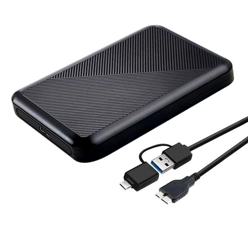 Tianken 2.5" External Hard Drive Enclosure USB 3.0 to SATA III for 7mm 9.5mm SSD & HDD 5Gbps External Hard Drive Case with UASP Compatible with WD Seagate Toshiba Samsung Hitachi, Xbox, PS5 - Image 1