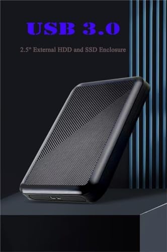 Tianken 2.5" External Hard Drive Enclosure USB 3.0 to SATA III for 7mm 9.5mm SSD & HDD 5Gbps External Hard Drive Case with UASP Compatible with WD Seagate Toshiba Samsung Hitachi, Xbox, PS5 - Image 2