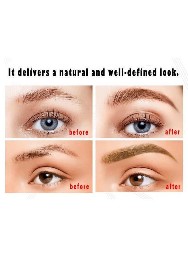Linble 5 Colors Hair-like Strokes Eyebrow Pen, Mimics Natural Eyebrow Liquid Microfilling, Eye Brow Makeup by “Linble” (#5 Gray) - Image 5