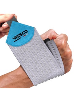 Vissco Wrist Brace (Mild Support), Provides Compression & Support to the Wrist for Sports & Workout - Universal (Grey) - pzsku/Z21D65054664F35790B0DZ/45/_/1737806236/66da78a9-8a9c-4ef0-8242-a8036fc33127