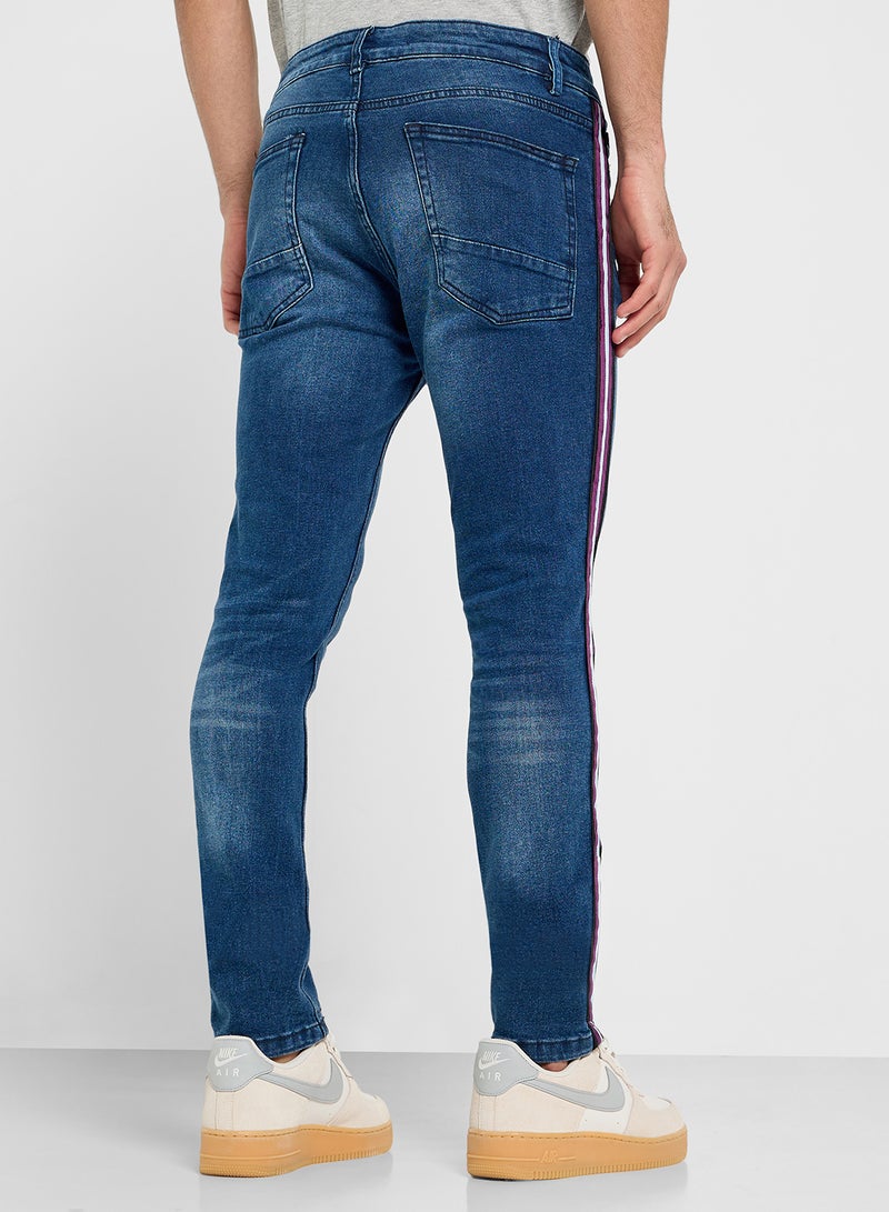 BRAVE SOUL Denim Skinny Fit Jeans - Image 2