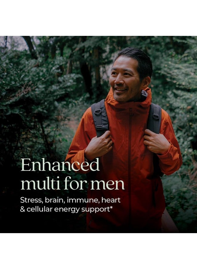New Chapter Men's Multivitamin Advanced Formula for Stress, Brain, Immune, Heart & Energy Support, Higher Levels of Whole-Food Fermented Essential Nutrients for Men + Selenium + B Vitamins, 120 ct - Image 3