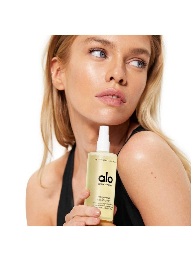 alo Alo Reset Magnesium Body Spray For Sleep & Natural Stress Relief - Calming Blend with Magnesium, Valerian Root, Arnica & Essential Oils - Made in USA - 3.2 oz - Image 4