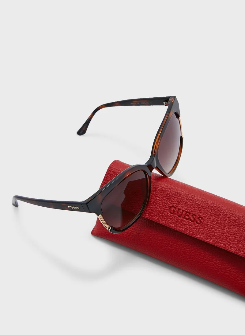 GUESS Injected Oversized Sunglasses