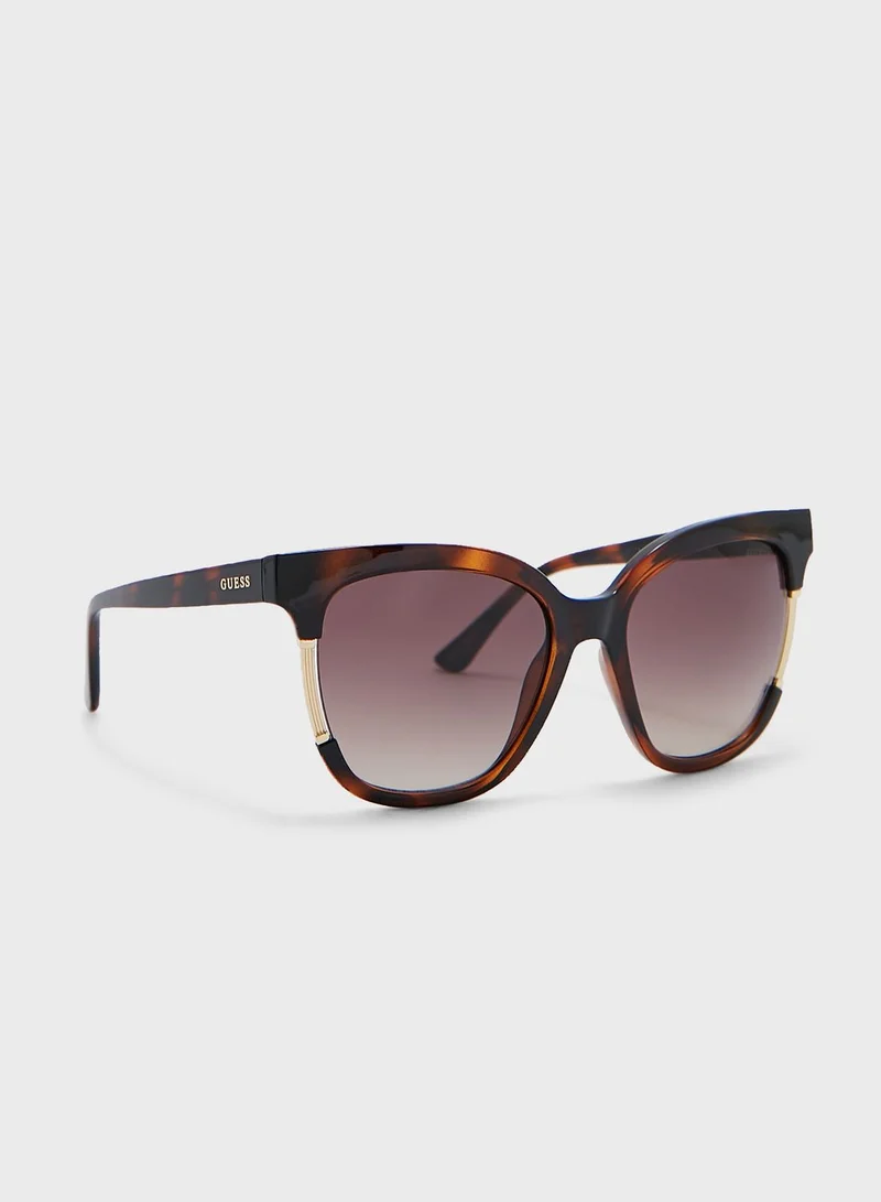 GUESS Injected Oversized Sunglasses