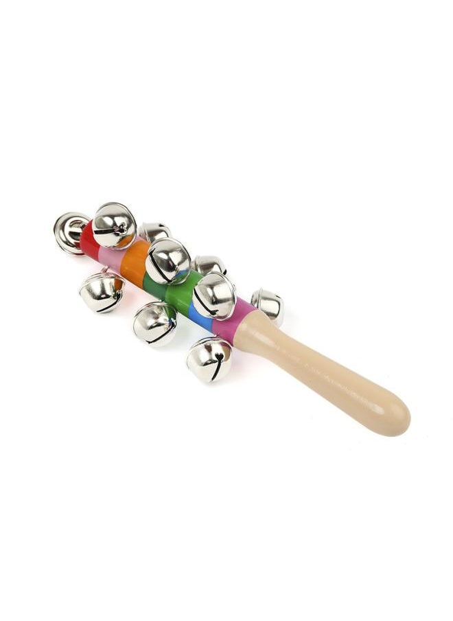 Wooden Colorful Word Rattle Children's Enlightenment Musical Truments Educational Toys 