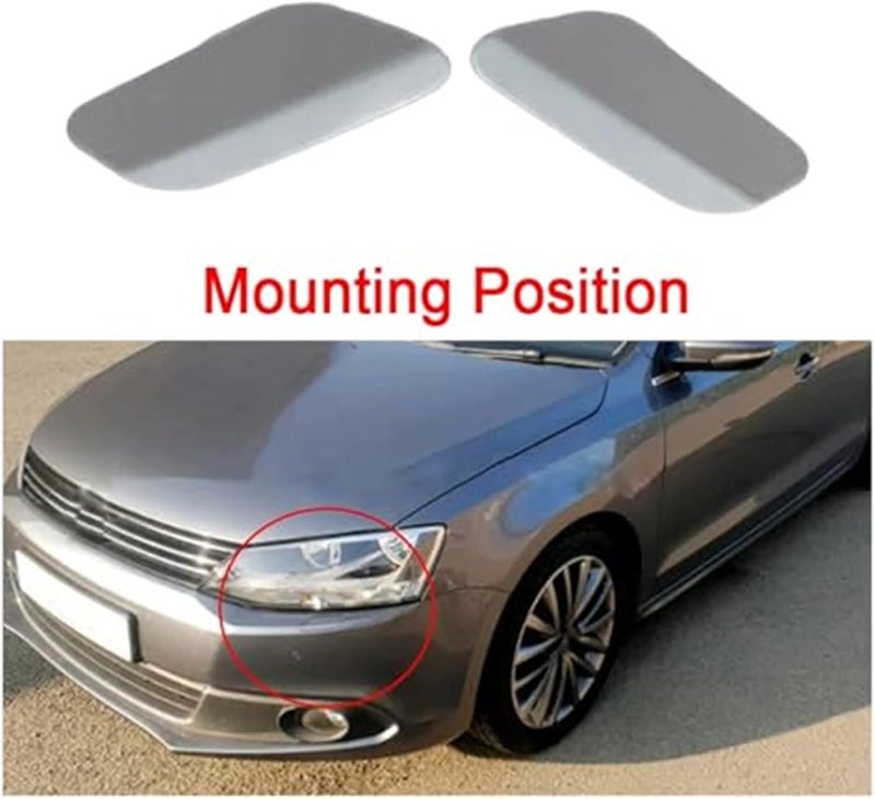 Wivplex Headlight Washer Nozzle Cover for VW Jetta IV - Image 5
