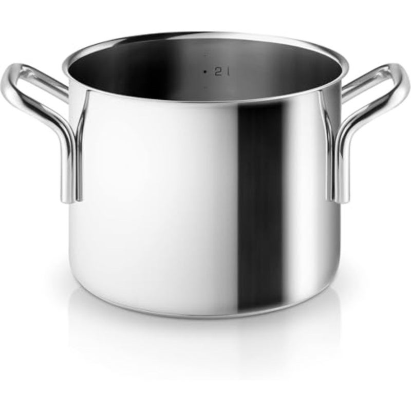 Stainless Steel Saucepan for Cooking 18/10 Premium Steel, Silver, Ergonomic Handle Even Heat Distribution, Induction-Compatible - Image 1