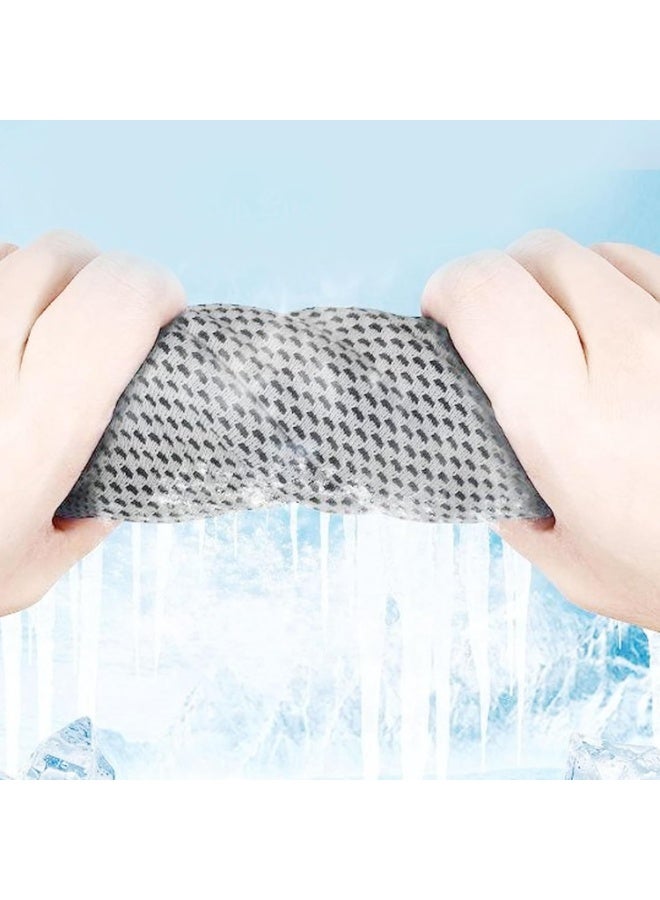 أس تس إل منشفة هودي تبريد، منشفة هودي ناعمة ومريحة وسريعة الجفاف متعددة الوظائف لحماية الرقبة من الشمس وشاح ومنشفة رأس واقية من الشمس في الهواء الطلق منشفة تبريد لركوب الدراجات في صالة الألعاب الرياضية واليوغا والتخييم - Image 2