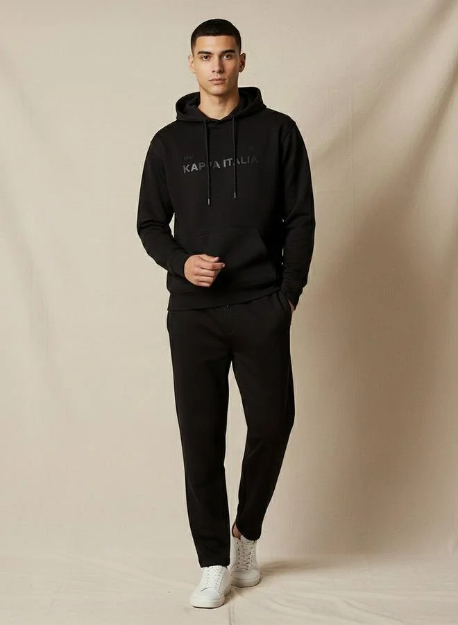 Kappa Kappa Men Relaxed Fit Joggers with Pockets