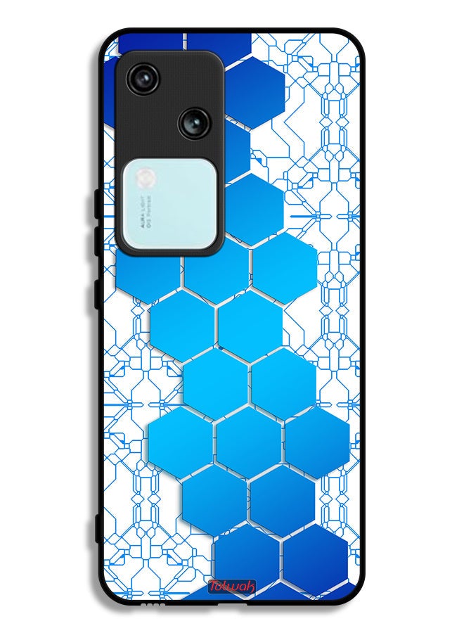 Tolwak Vivo S18 5G Protective Case Cover Honeycomb Hexagon Icon Networks - Image 1