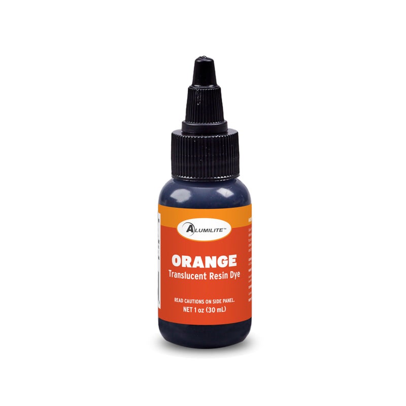 Alumilite Liquid Color Dye (Orange, 1 oz) Highly Concentrated Tint for Casting Resin, Polyester, and Urethane - Ideal for Clear, Translucent, or Opaque DIY Arts and Crafts, Beginners & Professionals - Image 1