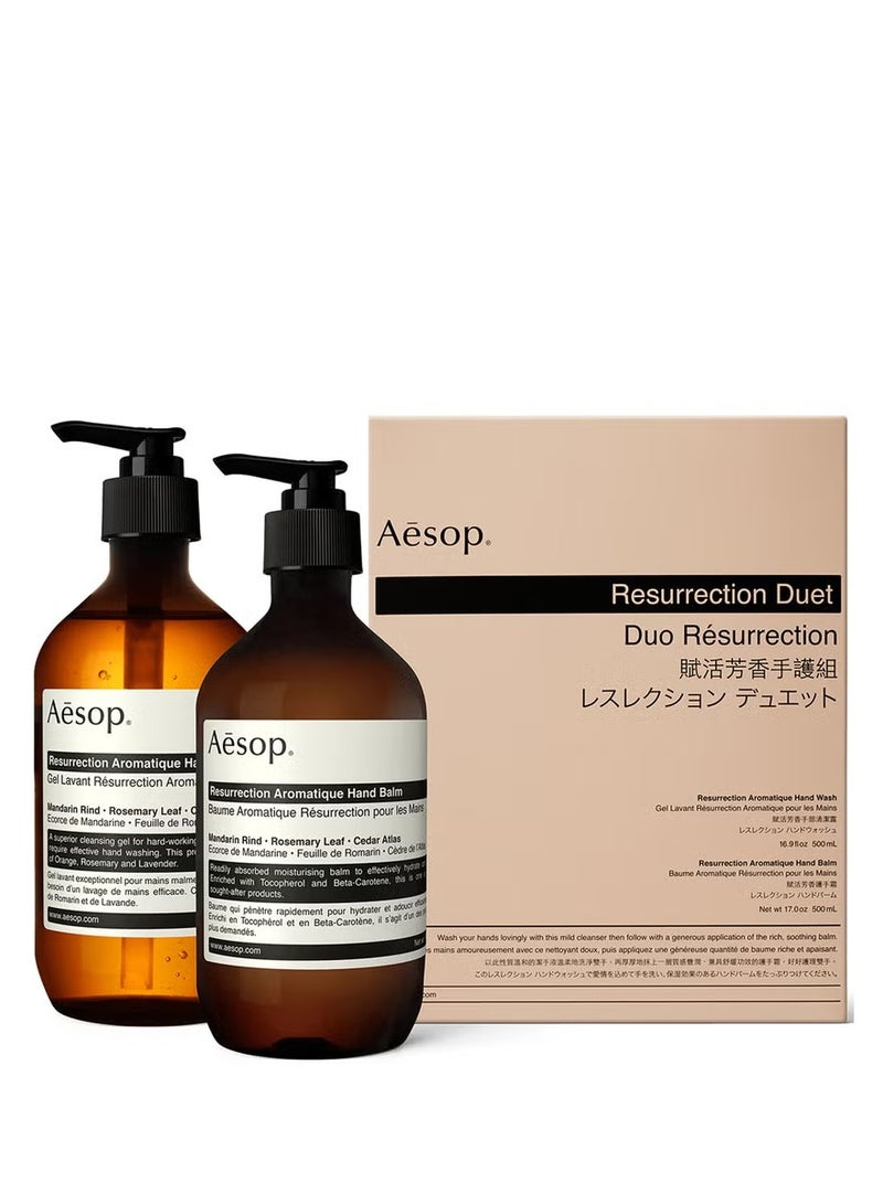 أيسوب منظف ​​اليدين من إيسوب ريسوركشن 500 مل وبلسم 500 مل - Image 1