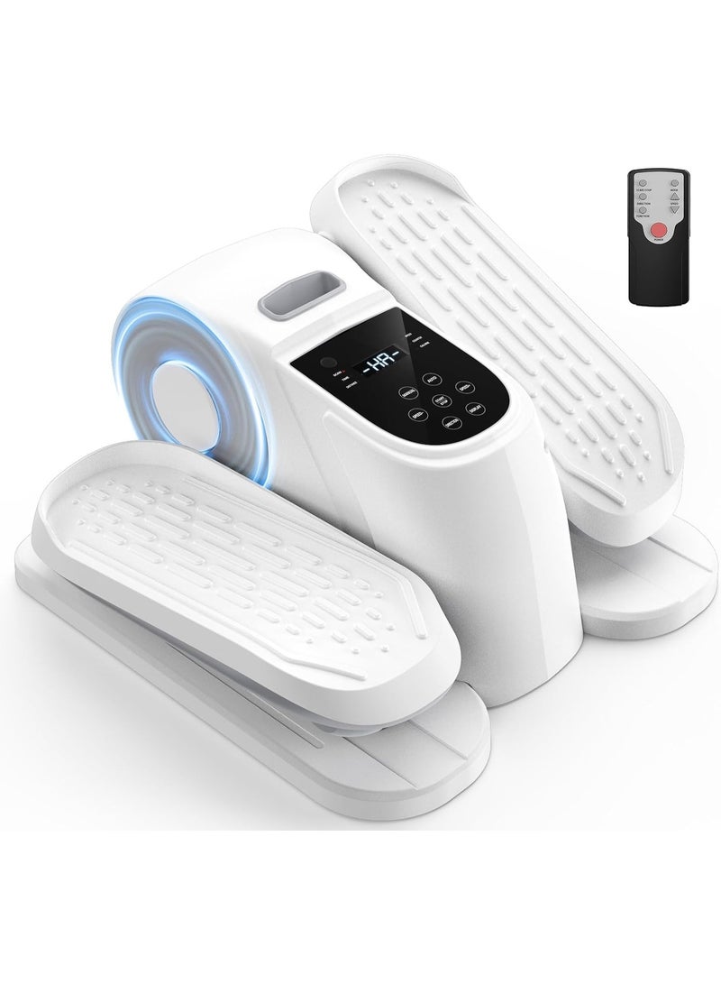 والالا جهاز بيضاوي الشكل تحت المكتب، 5 أوضاع و12 سرعة، جهاز كهربائي منخفض التأثير لتمرين الساق أثناء الجلوس لكبار السن، هادئ ومحمول، تمرين القدم أثناء الجلوس للمنزل والمكتب - Image 1